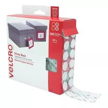 Velcro Brand Puntos Con Adhesivo Blanco | 200 Unidades | Ci