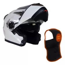 Casco Para Moto Milwaukee Helmets Mph9807 Talla L Color Blan