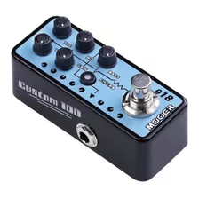 Pedal Mooer Pré Amplificador Para Guitarra (custom 100) M018 Cor Azul