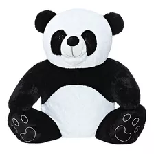 Ursinho Panda Fofo Sentado 34cm Pandinha Presente Criança