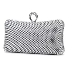 Bolsas Feminina Clutch Prata Para Festas Luxo Para Mulheres