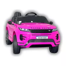 Carrinho Elétrico Infantil Range Rover Evoque Rosa 12volts