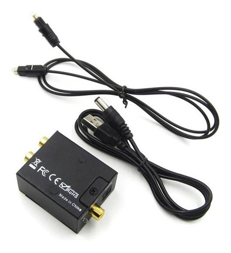 Convertidor De Audio Digital Óptico A Análogo Rca