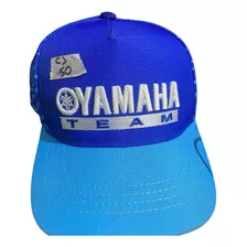 Gorra Yamaha Color Azul Con Blanco