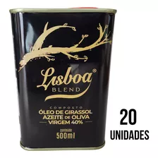 Azeite De Oliva 500ml Com Oleo De Girassol Caixa C/ 20 Latas