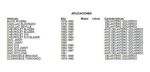 Caliper De Freno Delantero Izquierdo Gmc Syclone 1991 Foto 6