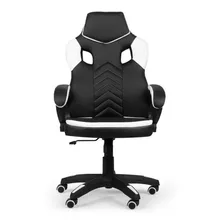 Silla De Escritorio Onof Sg-5604 Gamer Ergonómica Negra Y Blanca