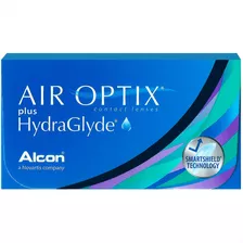 Lentes De Contato Air Optix Plus Hydraglyde - Mensal Grau Esférico -10.00 Miopia