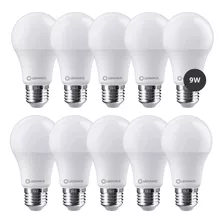 Pack X 10 Lámpara Foco Ledvance Osram Led 9w = 75w Por E631