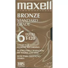 Fita Cassete Maxell Bronze Standard 6hrs -produto Novo
