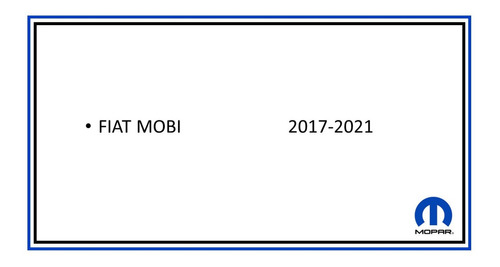 Kit Filtros Fiat Mobi 2017 2018 2019 2020 2021 Origina Mopar Foto 2