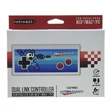 Retrobit Mega Man Nes Y Usb Controlador De Doble Enlace Para