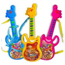Mini Guitarra Musical Brinquedo Infantil Guitarrinha C/ Som Cor Azul