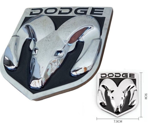 Logo Emblema Insignia Dodge Ram 9.0x7.8 Cms  Autodhesivo Foto 3