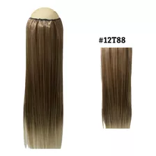 Cabelo Tic Tac 65cm Liso Fibra Orgânica Idêntico Ao Humano 