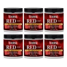 Máscara Matizador E Tonalizante Vermelho Red 6x500g Toplife