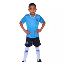 Uniforme Infantil Grêmio Kit Dry 3 Peças Oficial