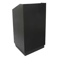 Displays2go Altavoces Podium Heavy Duty Con Chapa Acabado Ru