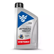 Aceite 15w50 100% Sintetico Moto 4 Tiempo 1 Litro Vistony