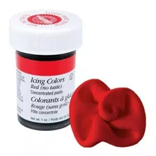 Colorante En Gel Comestibles Wilton Rojo Intenso Sin Sabor