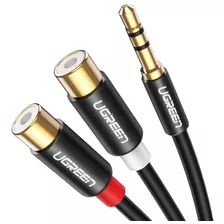 Cable 3.5mm Macho A 2 Rca Hembra De Ugreen, Audio Estereo