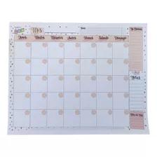 Planificador M Libre De Fechas Rosado/planner