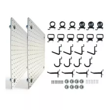 Panel Perforado Organizador Pared Multiusos Taller Oficina