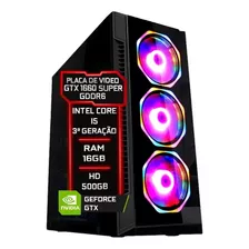 Pc Gamer Fácil Intel I5 16gb Hd 500 Gb Gtx1660 Super 6gb