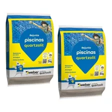 Rejunte Piscina Quartzolit 5kg Verde Floresta - Kit 2 Un