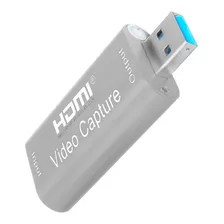 Capturadora Vídeo Hdmi Fullhd 60hz Usb3,0 Stream Win Mac