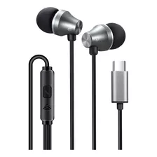 Auriculares Usb C Micrófono (metal Gris)