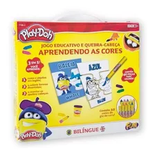 Jogo Aprendendo As Cores Inglês Português Play Doh