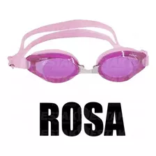 Oculos De Natação Mergulho Fusion Classic Swinmer Azul Rosa