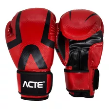 Luva De Boxe E Muay Thai Premium Vermelho 16oz P16-16 Acte