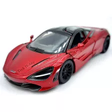 Miniatura Carro Mclaren 720s Fricção Coleção Abre Portas