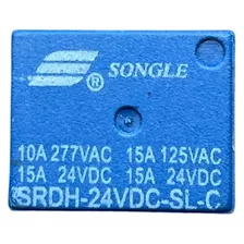 20x Rele Srdh-24vdc-sl-c 24v 15amp 5 Pinos Songle