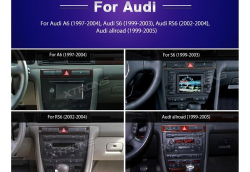 Android 10 Audi A6 1999-2005 Dvd Gps Wifi Bluetooth Radio Hd Foto 5