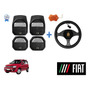 Tapetes Charola Color 3d Logo Fiat Panda 2007 A 2011 2012