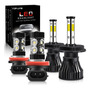 Kit Focos Led 16000lm H4 Haz Alto Y Bajo Para Mitsubishi