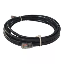 Cabo Rede Internet 20m Crimpado Rj45 Cat6 Preto Até 1gbps