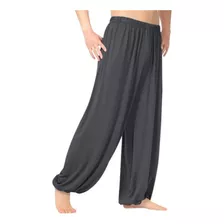 Calça De Ioga Masculina, Casual, Folgada, Dança Do Ventre, I