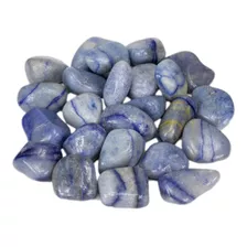 100g De Pedra Rolada Quartzo Azul Natural