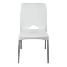 Silla De Comedor Garden Life Boston, Estructura Color Blanco, 6 Unidades