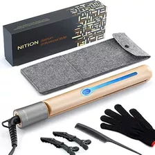 Nition Plancha De Pelo Profesional Para Salón Con Aceite De 