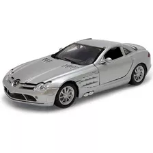 Mercedes Benz Slr Mclaren Prata - 1:24 - Motormax S/ Juros