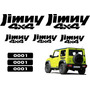 Franja Calcomana Sticker Suzuki Jimny 4x4