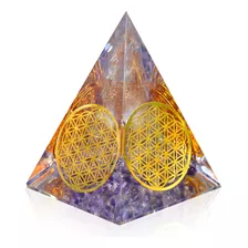 Orgone Piramid-aura Curring Crystal E-energy Protection Gene