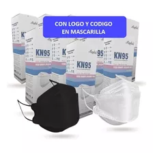 Mascarillas Kn95 Fish Blanco Y Negro (100 Unidades) Mayfield