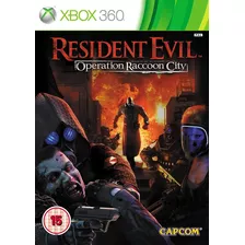 Resident Evil Operation Racoon Xbox 360 Fisica Original Xone