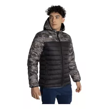 Campera Kappa 4 Soccer Seddolo Hombre Moda Camuflado Negro